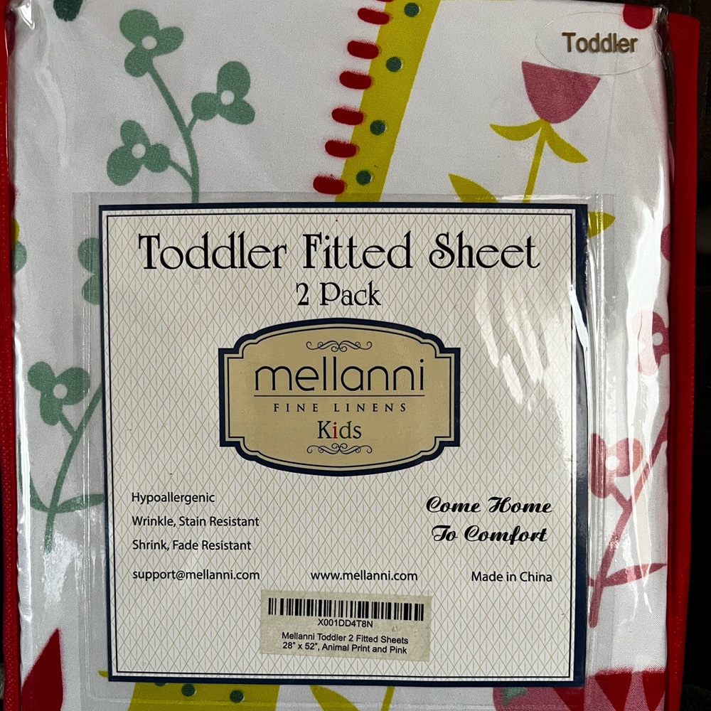 Toddlers linen sheets